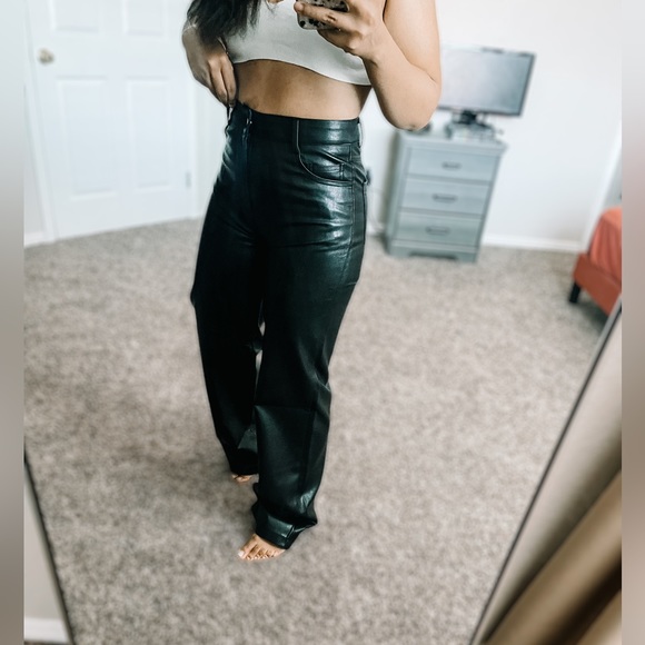 Nasty Gal Collection  Women’s Pants PU Leather - Picture 3 of 9